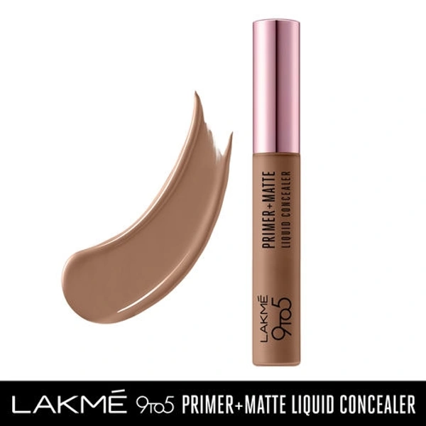 Lakme 9to5 Primer + Matte Liquid Concealer - 38 Walnut
