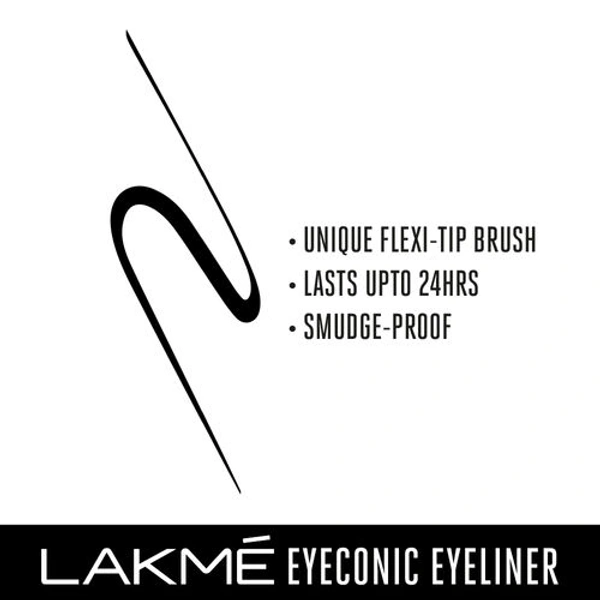 Lakme Eyeconic Liquid Eyeliner - Intense Black(4.5ml)