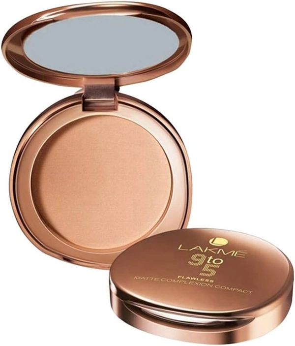 Lakme 9 to 5 Flawless Matte Complexion Compact Powder / Almond 