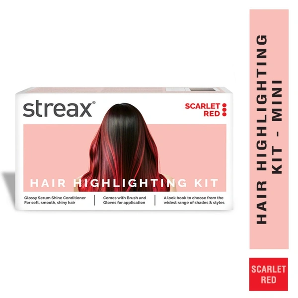 Streax Hair Colour Highlighting Kit - Scarlet Red (75g) 