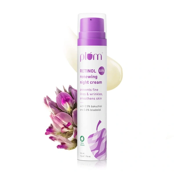 plum Plum 0.5% Retinol Renewing Night Cream 50gm 
