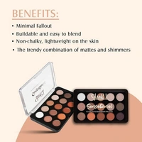 GLAM 21 Sensational 15 Colour Eyeshadow Palette SHADES 01