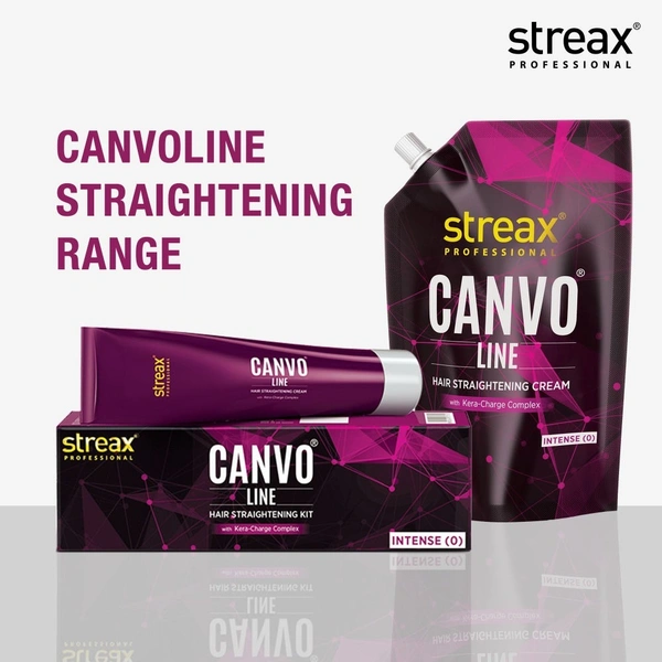 Streax Professional Canvoline Hair Straightening Cream Intense (500gm)