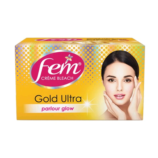 Fam Bleach Gold 24k Dust With Special Golden Glow Cream , 40g