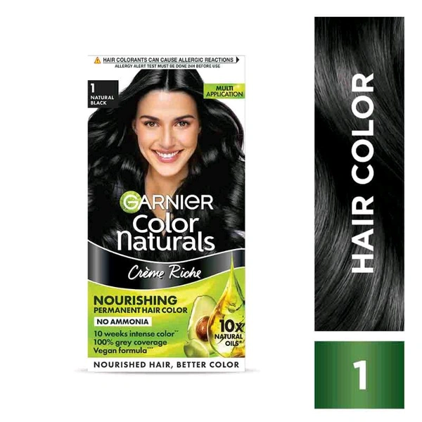 Garnier Color ; Natural Black Garnier Color Naturals Creme ; Natural Black 01