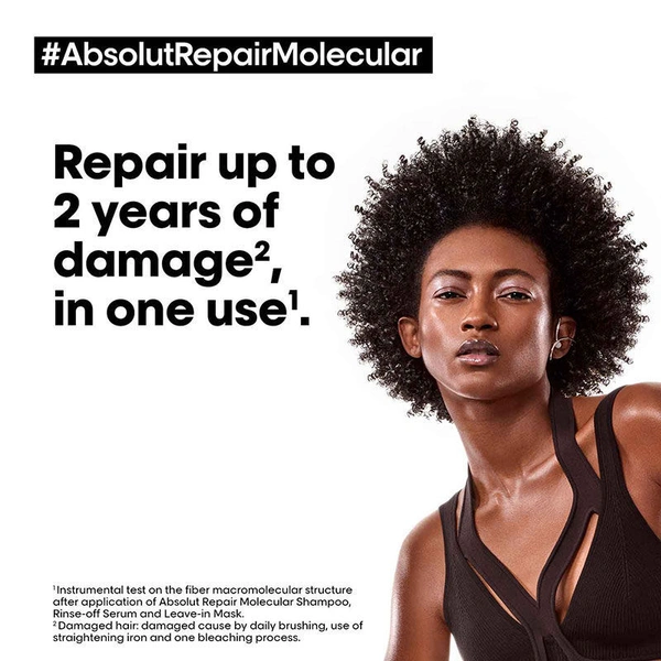 L'Oréal Professionnel Absolut Repair Molecular Deep Repairing Hair Rinse-Off Serum For Damaged Hair(250ml)
