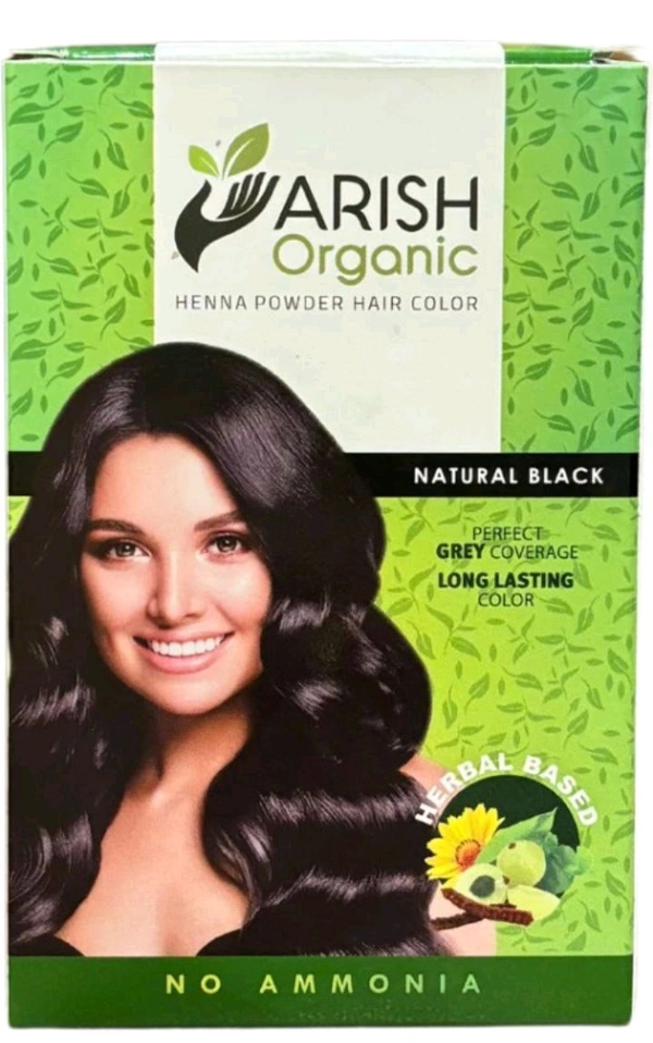 Arish Harbal  Arish Organic Harbal Black Henna 75gm 