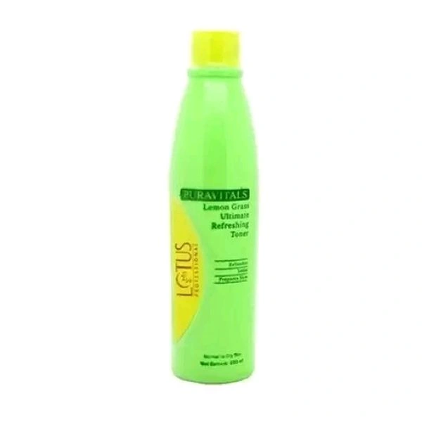 Lotus Lemon Toner  Lotus Professional Puravitals Lemon Grass Ultimate Refreshing Toner (250 ml)