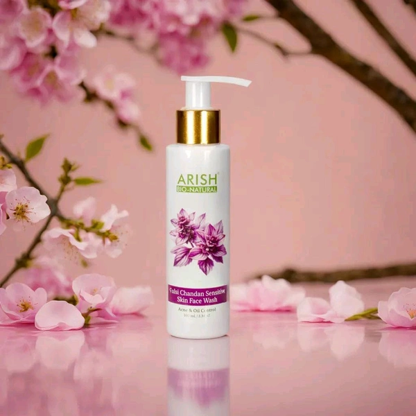 ARISH BIO-NATURAL Tulsi Chandan Face Wash for Sensitive Skin 100ml 