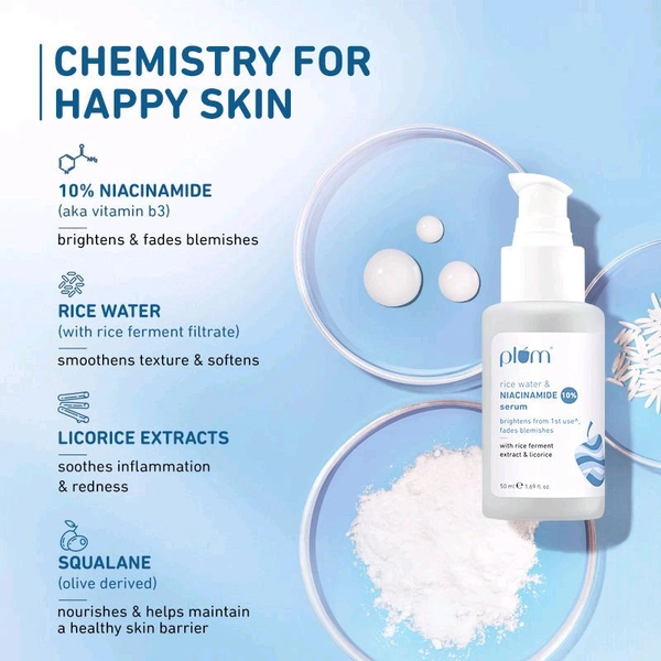 Plum10% Niacinamide Brightening Face Serum 15ml 