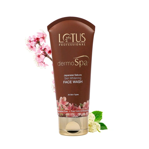 Lotus Dramo Saga Lotus Professional dermoSpa Japanese Sakura Skin Whitening Face Wash(80gm)
