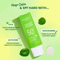 Dot & Key Cica Calming Mattifying Sunscreen Niacinamide SPF 50+ PA++++ 80gm 
