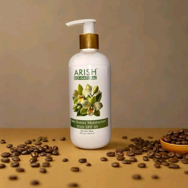 Arish Nio Natural Coco Butter Moisturiser With SPF 30, 300 ML