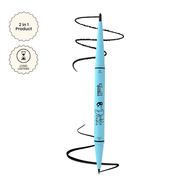 Glam21 Double Drama Kajal+Eyeliner 