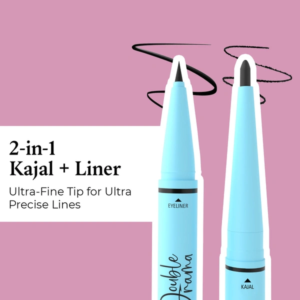 Glam21 Double Drama Kajal+Eyeliner 