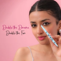 Glam21 Double Drama Kajal+Eyeliner 