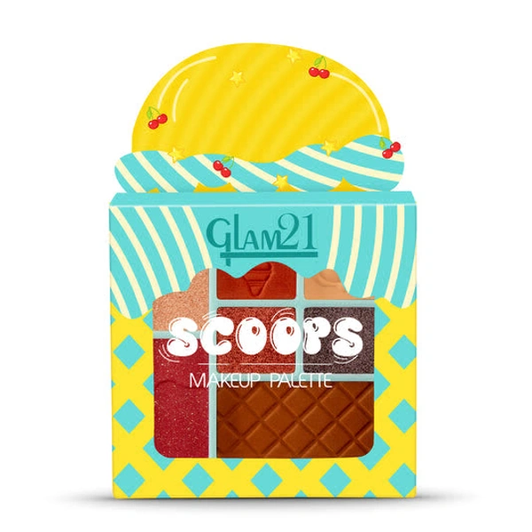 glam 21 Scoops Makeup Palette s# SUNDAE FUNDAE