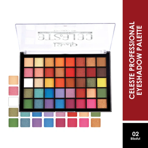 glam 21 Celeste Professional Eyeshadow Palette COLOR: BLISSFUL