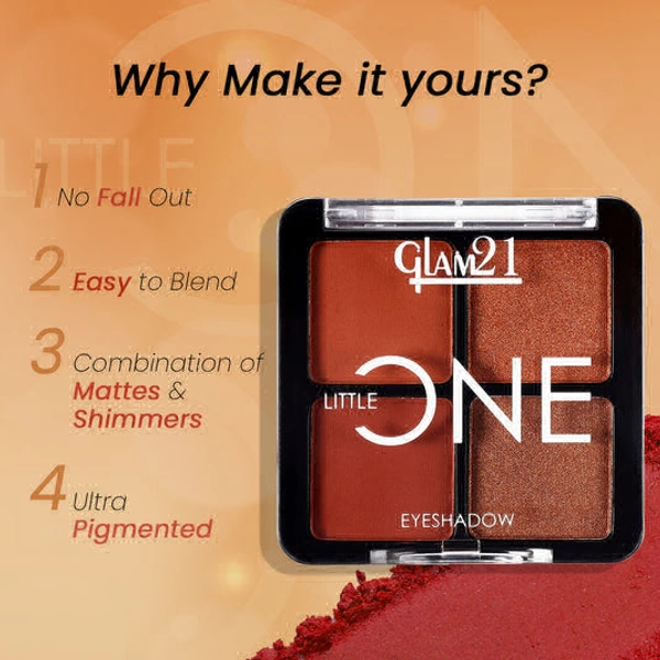 glam21 Little One Eyeshadow Palette COLOR: FIREWORK