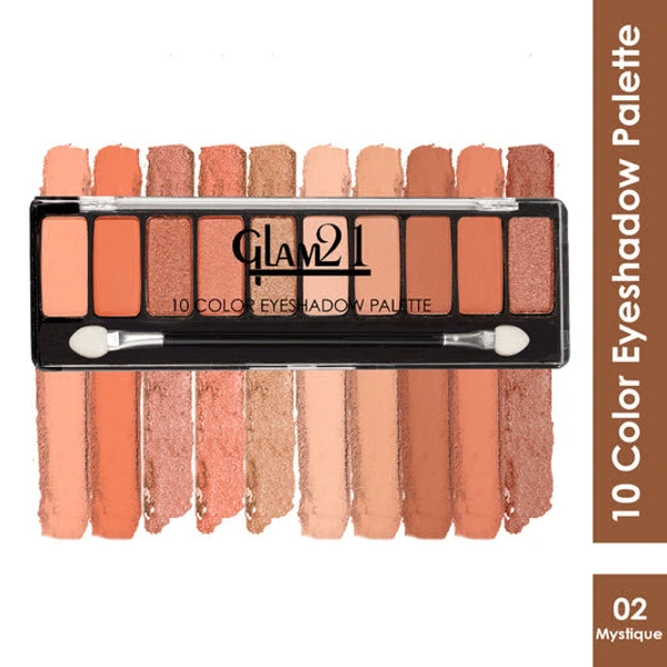 glam21 10 Color Eyeshadow Palette, COLOR: MYSTIQUE