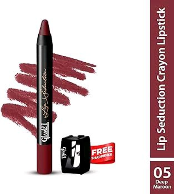 Glam 21 Lip Seduction Non-Transfer Crayon Lipstick Mauve-13