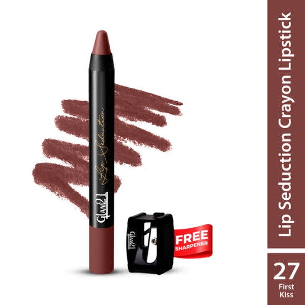 Glam 21 Lip Seduction Non-Transfer Crayon Lipstick Mauve-13