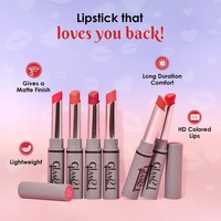 glam 21 Non Transfer Lipstick - RED MOUSSE-01 - MAUVE MEAH-13