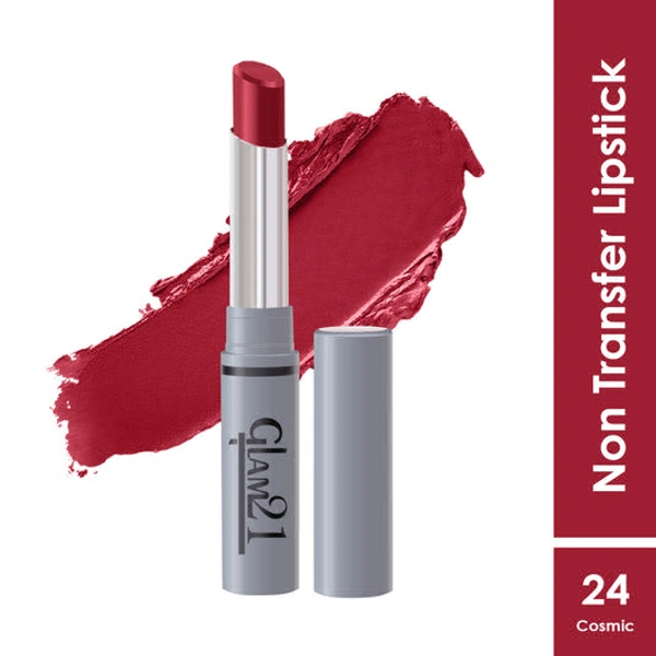 glam 21 Non Transfer Lipstick - RED MOUSSE-01 - COSMIC-24