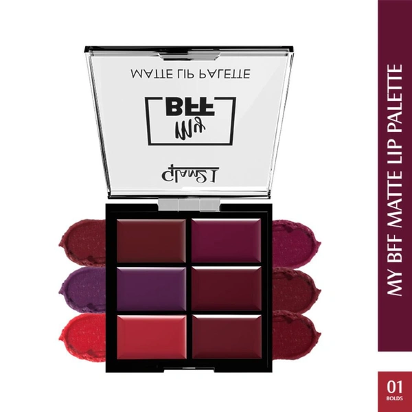 Glam21 My BFF Matte Lip Palette - 01 Bold (9g)