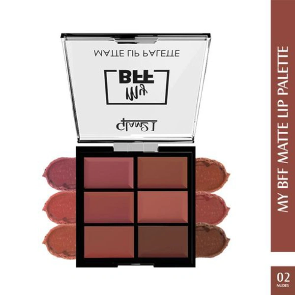 Glam21My BFF Matte Lip Palette - 02 Nudes (9g)