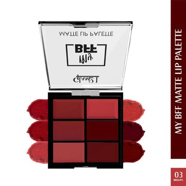 Glam 21My BFF Matte Lip Palette - 03 Brights (9g)