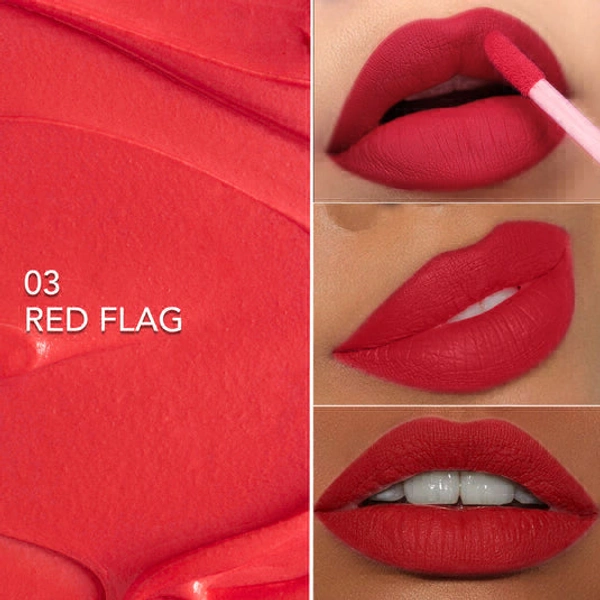 glam 21 Mattitude Lipstick CAUGHT RED HANDED 01 - RED FLAG 03
