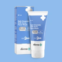 The Derma CoSali-Cinamide Anti-Acne 2% Salicylic Acid Face Wash , 80 ml