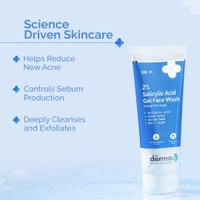 The Derma Co2% Salicylic Acid Gel Face Wash for Oily Skin ,100ml