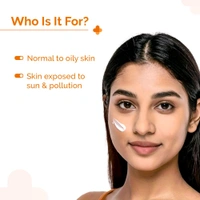 The Derma Co1% Hyaluronic Sunscreen Spf 50 Pa+++ Aqua Gel For Normal To Oily , 30 ml - 30 ml