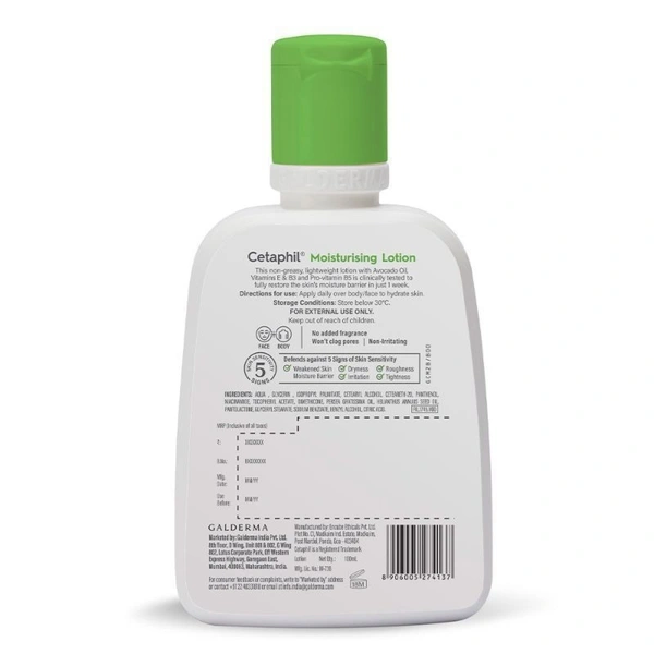 Cetaphil Moisturising Lotion For Dry To Normal Sensitive Skin 250ml