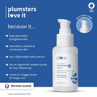 Plum 10% Niacinamide Brightening Face Serum With Rice Water For Oily To Dry Skin (50ml)