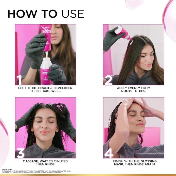 L'Oréal Paris Casting Creme Gloss Hair Color - 500 Medium Brown