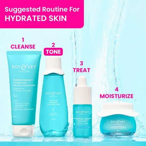 Dot & Key Rice Water Hydrating Toner ,150ml 