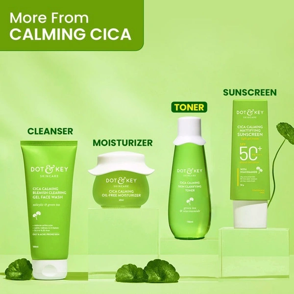 Dot & Key Cica, Green Tea Calming Skin Clarifying Toner ,150ml