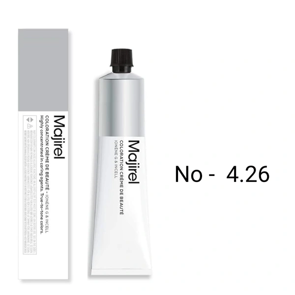 loreal mijarel color  L’Oreal Professional Majirel Hair Color no 4.26 , 50 gms 
