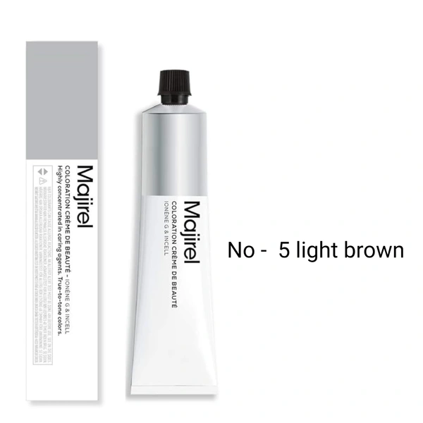 loreal proffsonal  L’Oreal Professional Majirel Hair Color 5 light brown 50 gm  - 50 gm