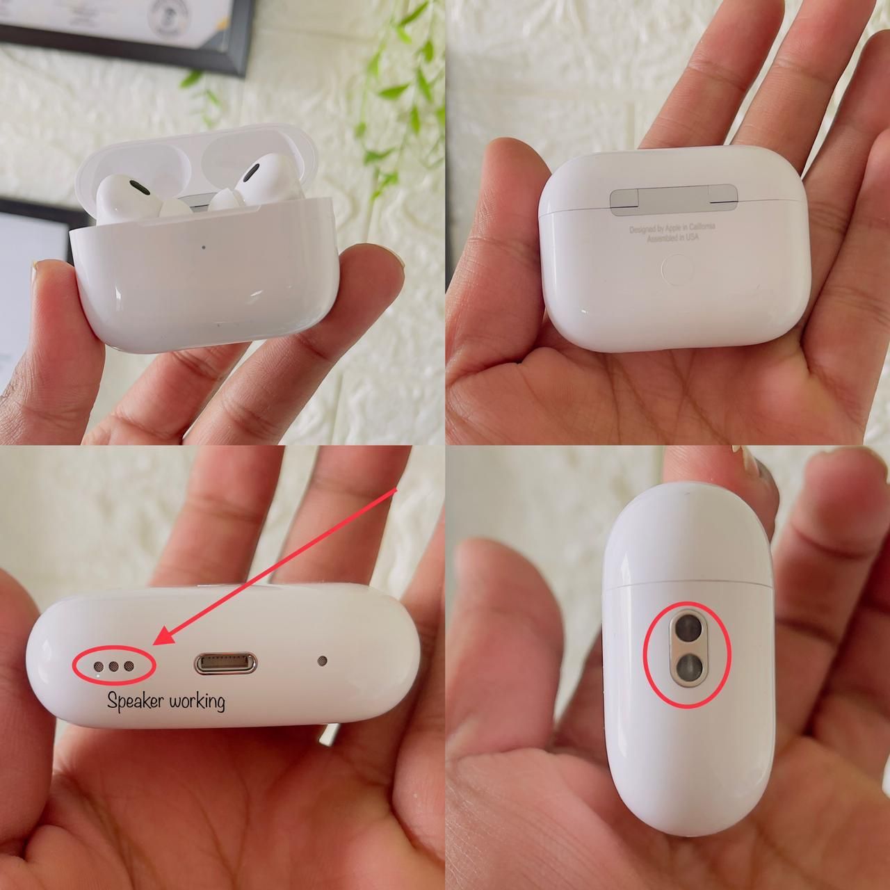 AIRPODS PRO 2 USA 🇺🇸 QUALITY * **Available @ Rs :-1500 rs + ship