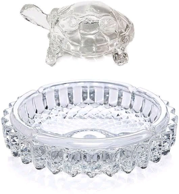 Turtle with plate(Crystal)