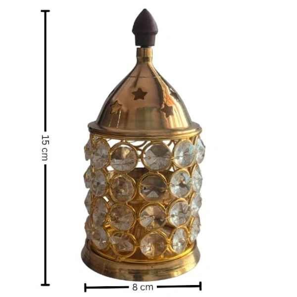 Diamond Crystal Akhand Diya - Medium, 220g