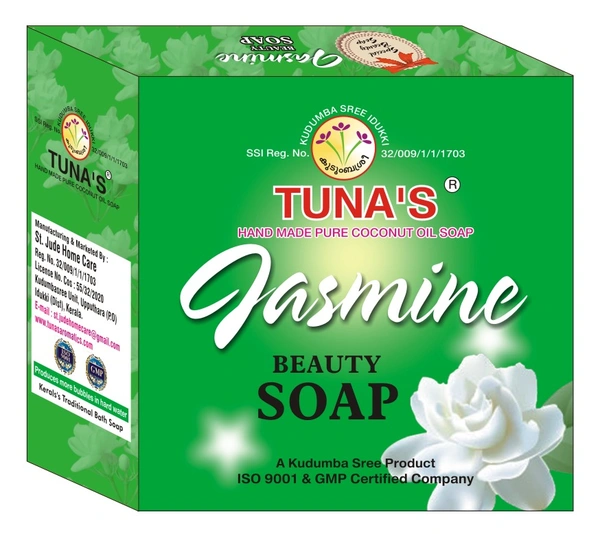 Tuna's® Tunas Jasmine Soap - 100Gm, Jasmine, A