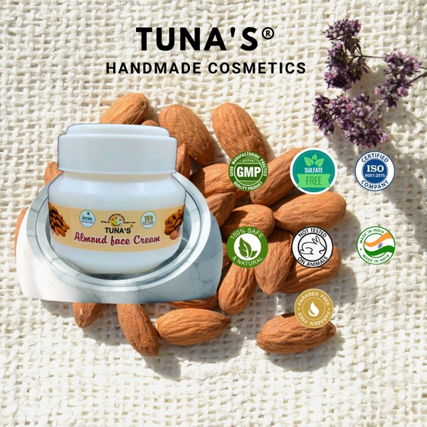 Tuna's® Tunas Almond Face Cream - 100gm