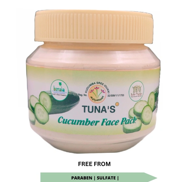 Tuna's® Cucumber Face Pack - 100gm