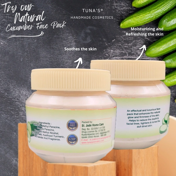Tuna's® Cucumber Face Pack - 100gm