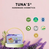 Tuna's® Tunas Lavender Herbal Infused Soap Pack of 4 - 100gm*4, Lavender, A